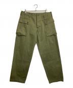 POLO RALPH LAURENポロ・ラルフローレン）の古着「ヘリンボーンミリタリーパンツ」｜グリーン