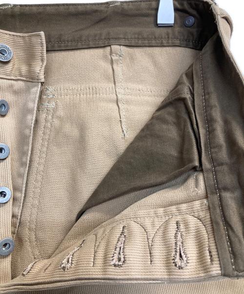 RRL（ダブルアールエル）RRL (ダブルアールエル) Corduroy oilcloth Cotton Paneled Cargo Pant / コーデュロイオイルクロスコットンパネルドカーゴパンツ カーキ サイズ:32×32の古着・服飾アイテム
