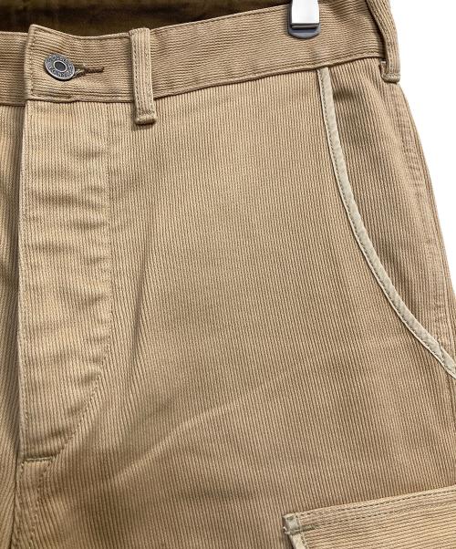 RRL（ダブルアールエル）RRL (ダブルアールエル) Corduroy oilcloth Cotton Paneled Cargo Pant / コーデュロイオイルクロスコットンパネルドカーゴパンツ カーキ サイズ:32×32の古着・服飾アイテム