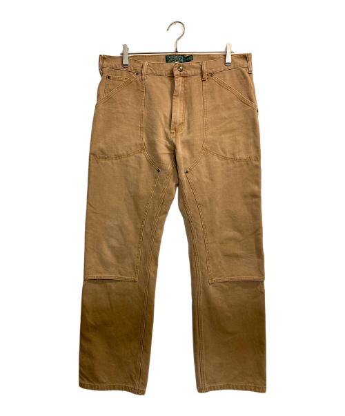 POLO COUNTRY（ポロカントリー）POLO COUNTRY (ポロカントリー) ダブルニーペインターパンツ ブラウン サイズ:34/32の古着・服飾アイテム