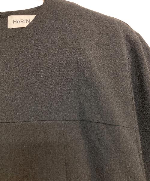HeRIN.CYE（ヘリンドットサイ）HeRIN.CYE (ヘリンドットサイ) Flare all in one ブラック サイズ:36の古着・服飾アイテム