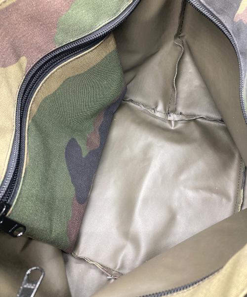 Herve Chapelier（エルベシャプリエ）Herve Chapelier (エルベシャプリエ) 船型カモフラハンドバッグ グリーンの古着・服飾アイテム