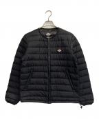 DANTONダントン）の古着「ノーカラーダウンジャケット」｜ブラック