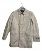 COMME des GARCONS HOMMEコムデギャルソン オム）の古着「ステンカラーコート」｜アイボリー