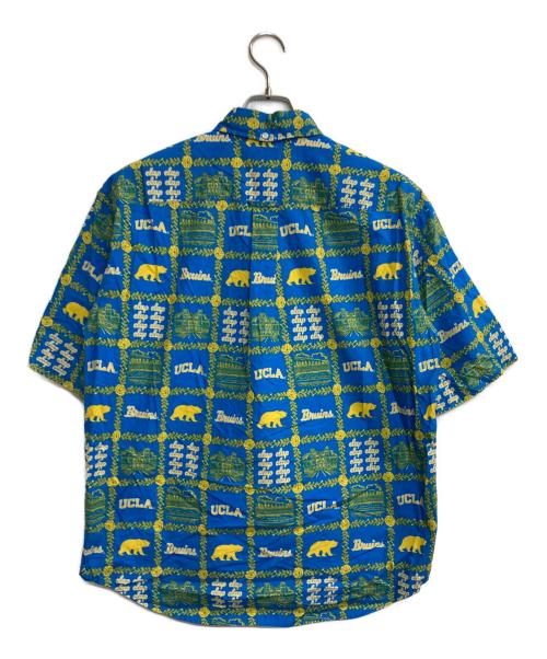 reyn spooner（レイン スプナー）reyn spooner (レイン スプナー) UCLA (ユーシーエルエー) アロハシャツ ブルー サイズ:Ⅿの古着・服飾アイテム