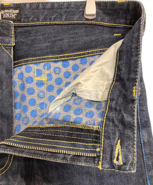 stussy（ステューシー）stussy (ステューシー) ドットプリントデニムパンツ インディゴ サイズ:36の古着・服飾アイテム