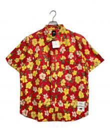 stussy（ステューシー）の古着「WILD HAWAI SHIRT / ワイルドハワイシャツ」｜レッド×イエロー