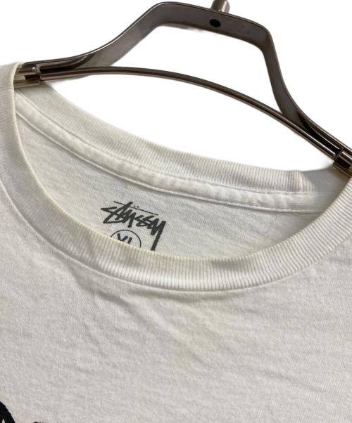 stussy（ステューシー）stussy (ステューシー) BEAVIS and BUTT-HEAD (ビーバス・アンド・バットヘッド) コラボプリントTシャツ ホワイト サイズ:ＬＬの古着・服飾アイテム