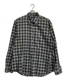 RALPH LAUREN（ラルフローレン）の古着「チェックシャツ」｜グリーン×ネイビー
