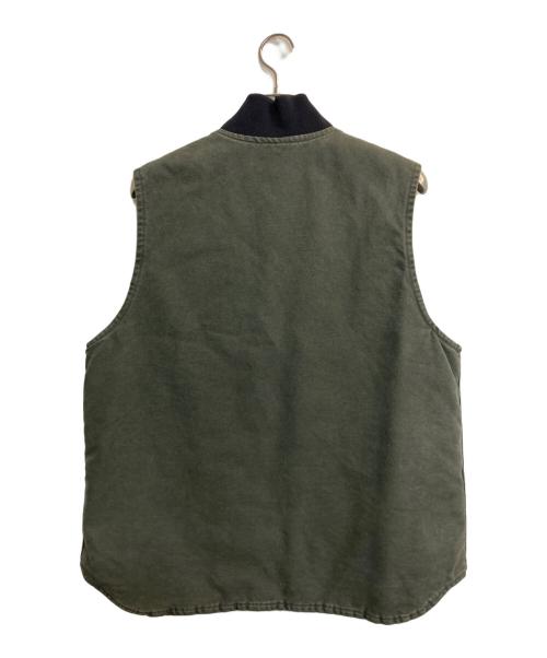 CarHartt（カーハート）CarHartt (カーハート) ダック地中綿ベスト グリーン サイズ:Lの古着・服飾アイテム