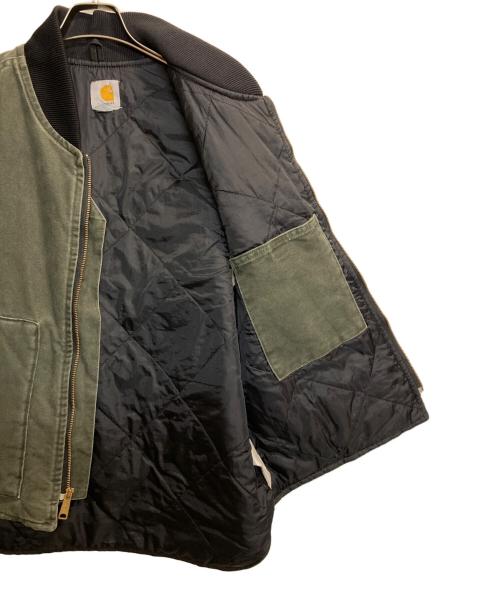 CarHartt（カーハート）CarHartt (カーハート) ダック地中綿ベスト グリーン サイズ:Lの古着・服飾アイテム