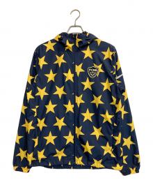 F.C.R.B.（エフシーレアルブリストル）の古着「スター柄ジップジャケット」｜ネイビー