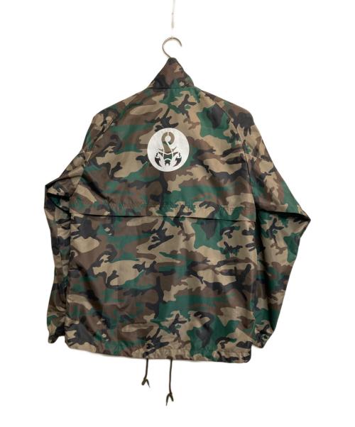 F.C.R.B.（エフシーレアルブリストル）F.C.R.B. (エフシーレアルブリストル) カモフラジップブルゾン グリーン サイズ:Mの古着・服飾アイテム