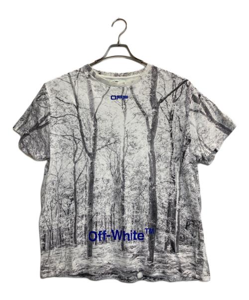 OFFWHITE（オフホワイト）OFFWHITE (オフホワイト) リアルツリー柄Tシャツ ホワイト サイズ:XSの古着・服飾アイテム