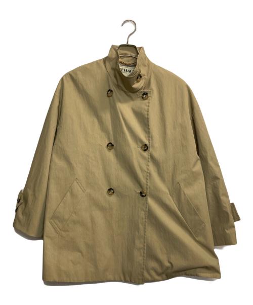 journal standard L'essage（ジャーナルスタンダード レサージュ）journal standard L'essage (ジャーナルスタンダード レサージュ) NALYA スタンドダブルショートコート カーキ サイズ:記載なし(実寸サイズ参考)の古着・服飾アイテム