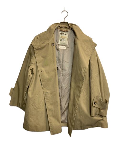 journal standard L'essage（ジャーナルスタンダード レサージュ）journal standard L'essage (ジャーナルスタンダード レサージュ) NALYA スタンドダブルショートコート カーキ サイズ:記載なし(実寸サイズ参考)の古着・服飾アイテム