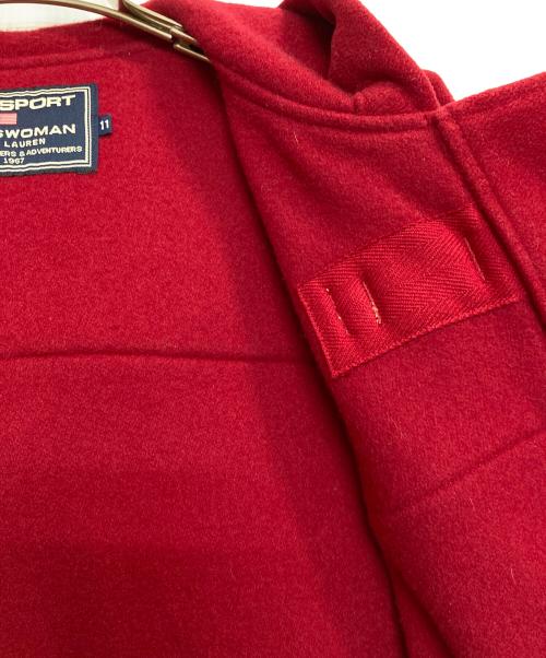 POLO SPORT（ポロスポーツ）POLO SPORT (ポロスポーツ) ダッフルコート レッド サイズ:11の古着・服飾アイテム