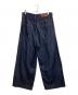 DRIES VAN NOTEN (ドリスヴァンノッテン) タックデニムワイドパンツ インディゴ サイズ:32：30000円