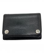 PORTER×5525galleryポーター×ゴーゴーニーゴーギャラリー）の古着「レザー3つ折り財布」｜ブラック