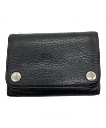 PORTER×5525gallery（ポーター×ゴーゴーニーゴーギャラリー）の古着「レザー3つ折り財布」｜ブラック