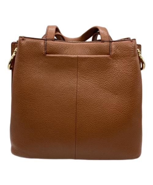 COLE HAAN（コールハーン）COLE HAAN (コールハーン) 巾着2WAYショルダーバッグ ブラウンの古着・服飾アイテム