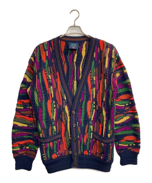 limnos（リムノス）limnos (リムノス) 3Dニットカーディガン ネイビー サイズ:Lの古着・服飾アイテム