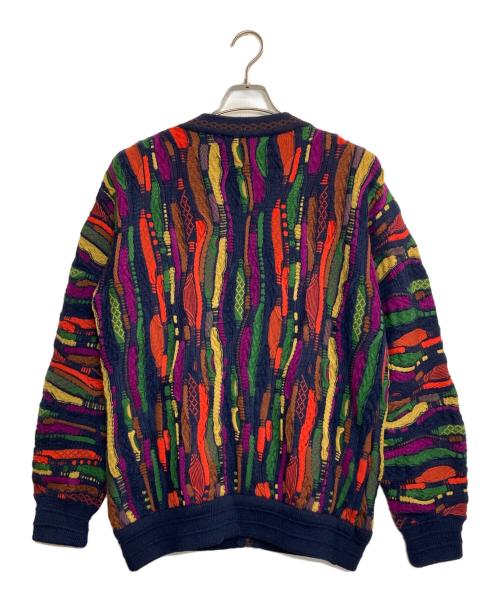 limnos（リムノス）limnos (リムノス) 3Dニットカーディガン ネイビー サイズ:Lの古着・服飾アイテム