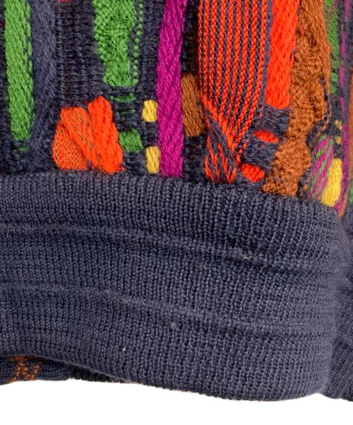 limnos（リムノス）limnos (リムノス) 3Dニットカーディガン ネイビー サイズ:Lの古着・服飾アイテム