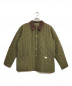 BACKERSバッカーズ）の古着「キルティングジャケット」｜グリーン