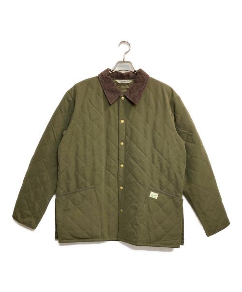 BACKERS（バッカーズ）backers (バッカーズ) キルティングジャケット グリーン サイズ:Lの古着・服飾アイテム
