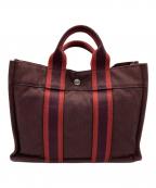 HERMESエルメス）の古着「フールトゥPMハンドバッグ」｜ボルドー