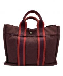 HERMES（エルメス）の古着「フールトゥPMハンドバッグ」｜ボルドー