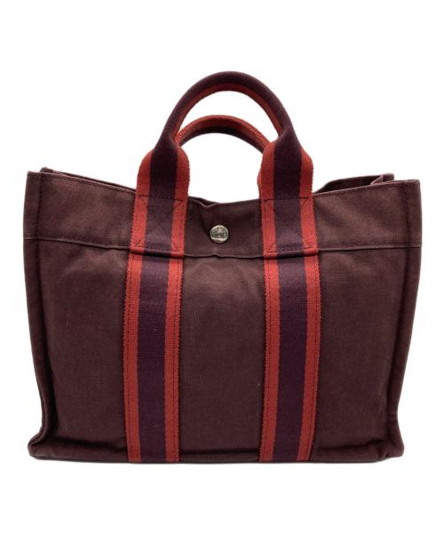 HERMES（エルメス）HERMES (エルメス) フールトゥPMハンドバッグ ボルドーの古着・服飾アイテム