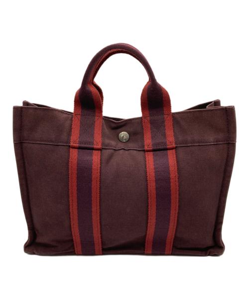 HERMES（エルメス）HERMES (エルメス) フールトゥPMハンドバッグ ボルドーの古着・服飾アイテム