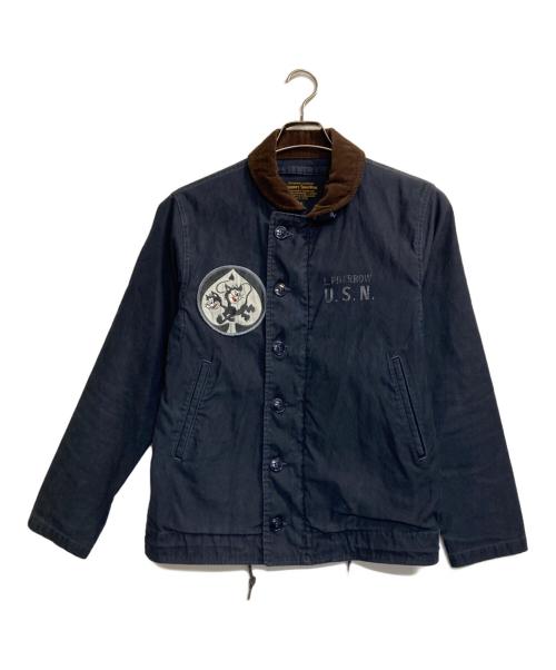Pherrow's（フェローズ）Pherrow's (フェローズ) デッキジャケット ネイビー サイズ:38の古着・服飾アイテム
