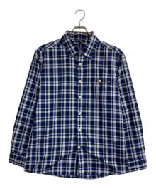 mont-bell（モンベル）の古着「チェックシャツ」｜ブルー×ホワイト