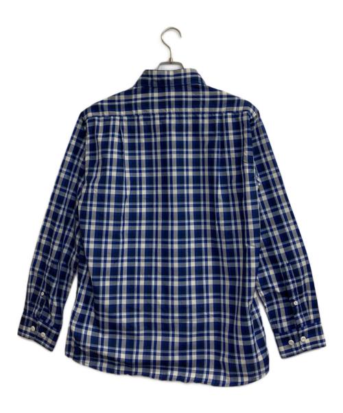 mont-bell（モンベル）mont-bell (モンベル) チェックシャツ ブルー×ホワイト サイズ:Ｍの古着・服飾アイテム