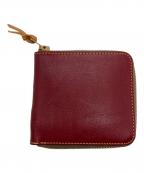 STUDIO D'ARTISAN&SAステュディオダルチザンアンドＳＡ）の古着「茜染コンパクトウォレット」｜ボルドー