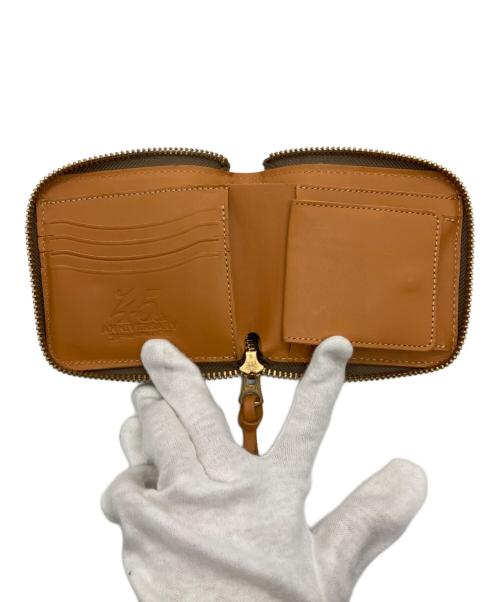 STUDIO D'ARTISAN&SA（ステュディオダルチザンアンドＳＡ）STUDIO D'ARTISAN&SA (ステュディオダルチザンアンドＳＡ) 茜染コンパクトウォレット ボルドーの古着・服飾アイテム