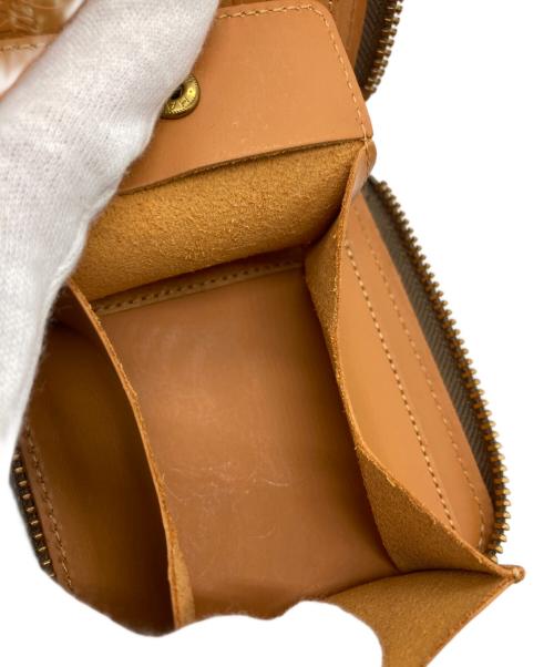 STUDIO D'ARTISAN&SA（ステュディオダルチザンアンドＳＡ）STUDIO D'ARTISAN&SA (ステュディオダルチザンアンドＳＡ) 茜染コンパクトウォレット ボルドーの古着・服飾アイテム