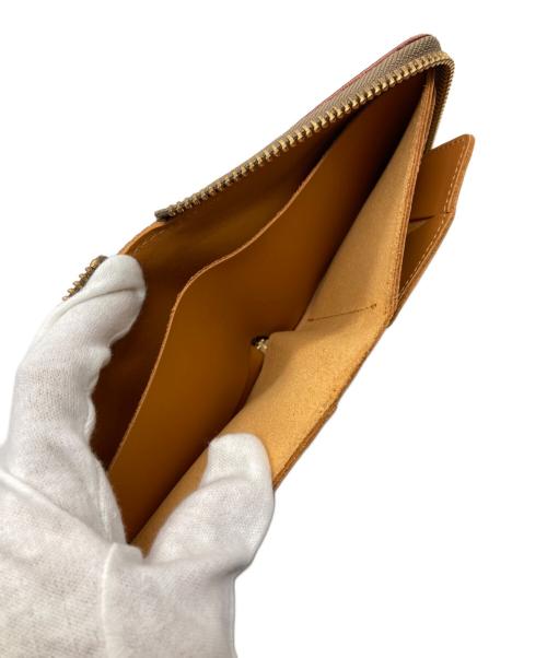 STUDIO D'ARTISAN&SA（ステュディオダルチザンアンドＳＡ）STUDIO D'ARTISAN&SA (ステュディオダルチザンアンドＳＡ) 茜染コンパクトウォレット ボルドーの古着・服飾アイテム