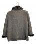 LEILIAN (レリアン) ファー付ジャケット グレー サイズ:13+　SIZE：4000円