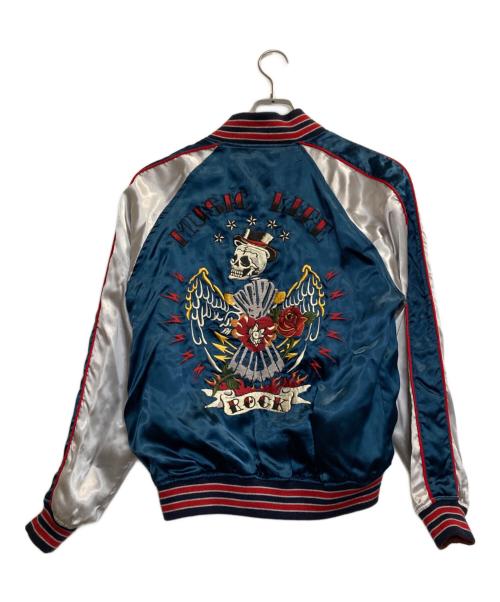 HOUSTON（ヒューストン）HOUSTON (ヒューストン) スカジャン グリーン×レッド サイズ:Ｍの古着・服飾アイテム