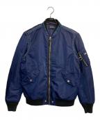 DIESELディーゼル）の古着「デニムラインMA-1」｜ネイビー