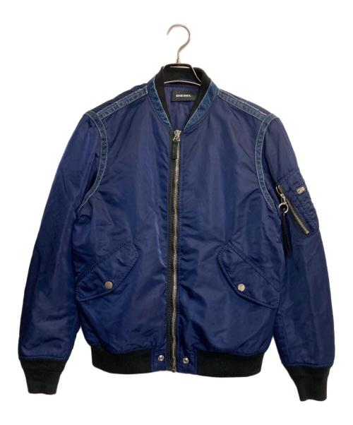DIESEL（ディーゼル）DIESEL (ディーゼル) デニムラインMA-1 ネイビー サイズ:Mの古着・服飾アイテム