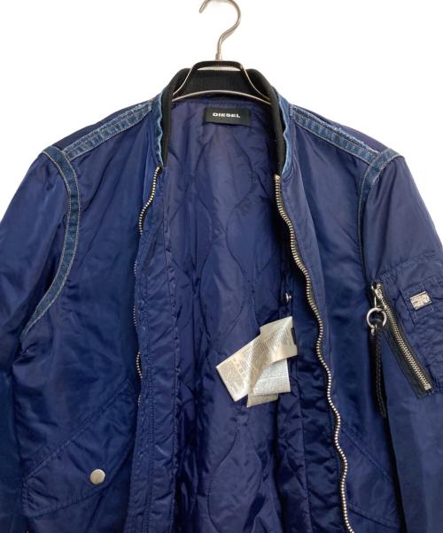 DIESEL（ディーゼル）DIESEL (ディーゼル) デニムラインMA-1 ネイビー サイズ:Mの古着・服飾アイテム
