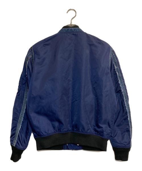DIESEL（ディーゼル）DIESEL (ディーゼル) デニムラインMA-1 ネイビー サイズ:Mの古着・服飾アイテム