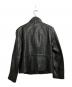 Weekend Max Mara (ウィークエンド マックスマーラ) ラムレザーライダースジャケット ブラック サイズ:USA6：14000円
