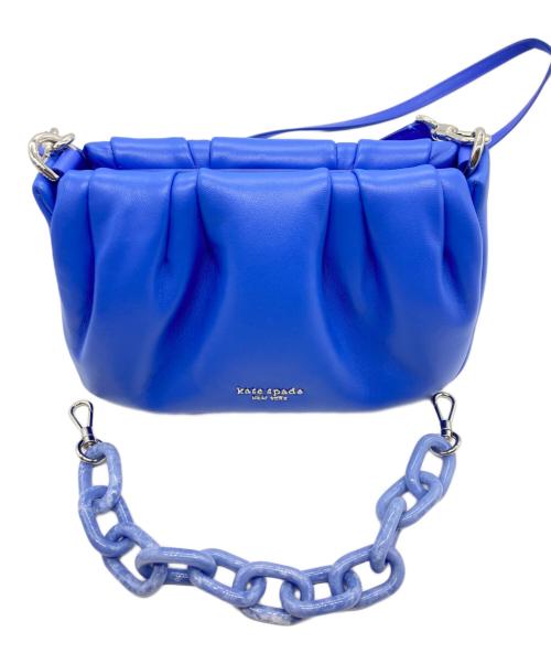 Kate Spade（ケイトスペード）Kate Spade (ケイトスペード) スフレ / クロスボディ2WAYバッグ ブルーの古着・服飾アイテム