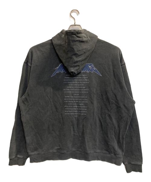 masonprince（メゾンプリンス）MASONPRINCE (メゾンプリンス) ヴィンテージ加工 ヘビーウェイトプリントパーカー グレー サイズ:2の古着・服飾アイテム